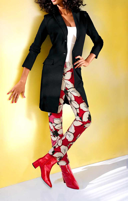 Брюки, красно-пестрые - Heine фото 3