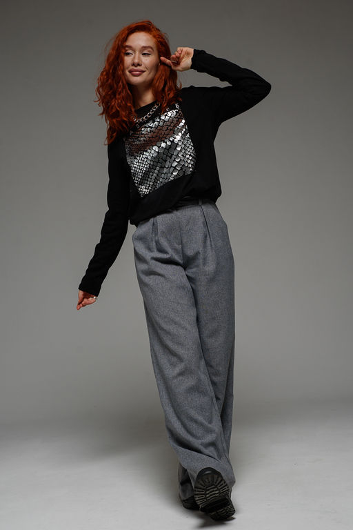 8519/1 Футболка с длинным рукавом женская