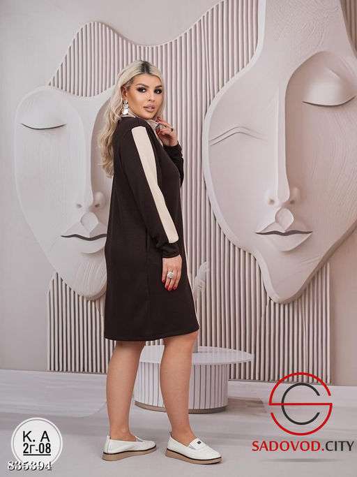 Платье женское на полузамке - Bruno фото 3