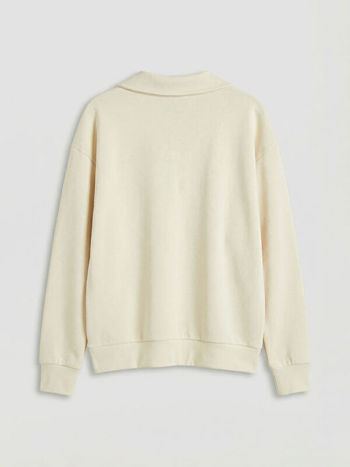 Polo Yaka K?z ?ocuk Soft Touch Sweatshirt