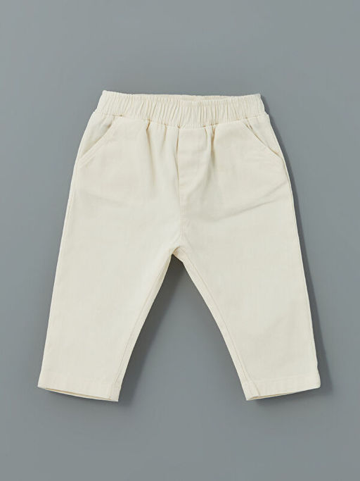 Beli Lastikli Erkek Bebek Pantolon