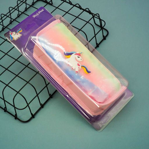 Пенал Shine heart unicorn, pink - I likegift фото 4
