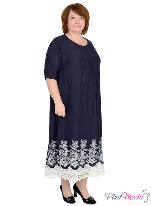 Платье Модель №596 размеры 44-82 - Plusmoda фото 4