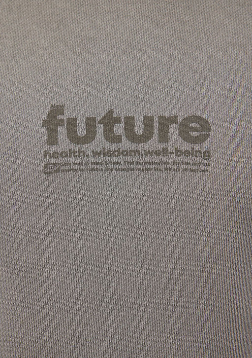 S?rt Detayl? Gri Sweatshirt - Mavi фото 7