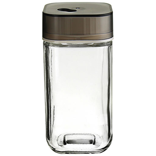 Подставка для специй из нержавеющей стали и пластмассы Ассорти + баночка стеклянная 4шт/120мл, 22,5х7,5х9,5см, в подарочной коробке (Китай) - Домашняя мода фото 2