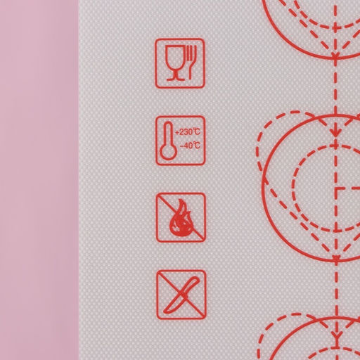 Коврик для выпечки армированный Доляна Макарун, силикон, 29.3?26 см, белый фото 4