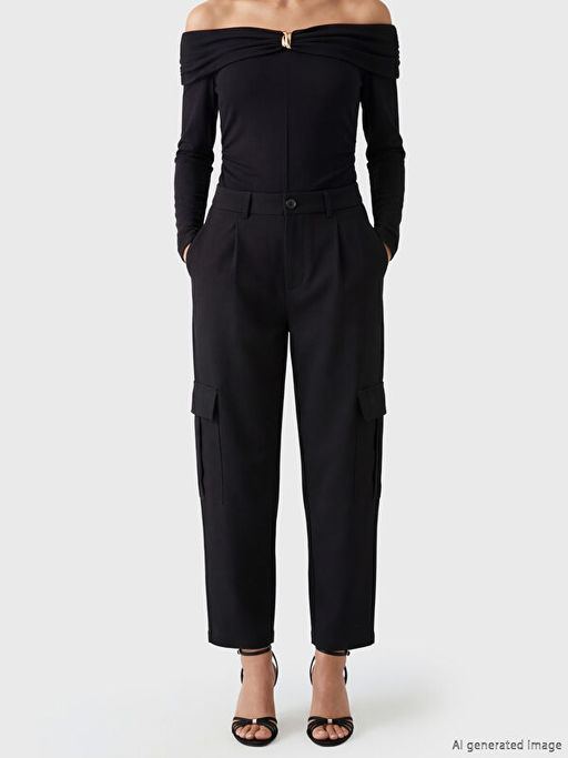 Брюки женские Loose Fit карго
