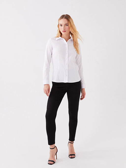 D?z Uzun Kollu Kad?n G?mlek