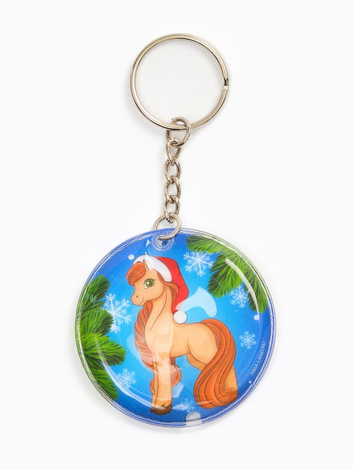 Цена за 5 шт. Брелок с фонариком Новогодний, 5?5 см, МИКС - Сима-ленд фото 24