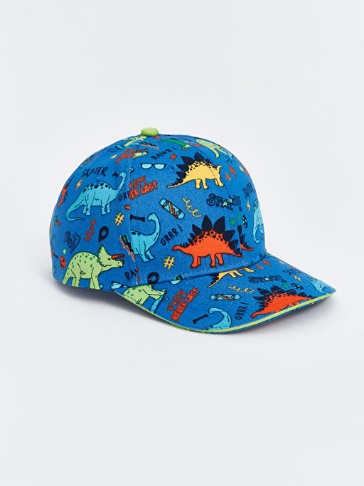 Dinozor Bask?l? Erkek ?ocuk Kep ?apka