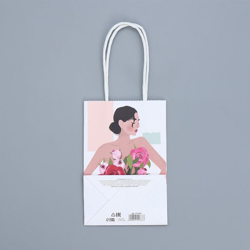 Цена за 3 шт. Пакет подарочный крафтовый, упаковка, Лучшей, 15?10?6 см