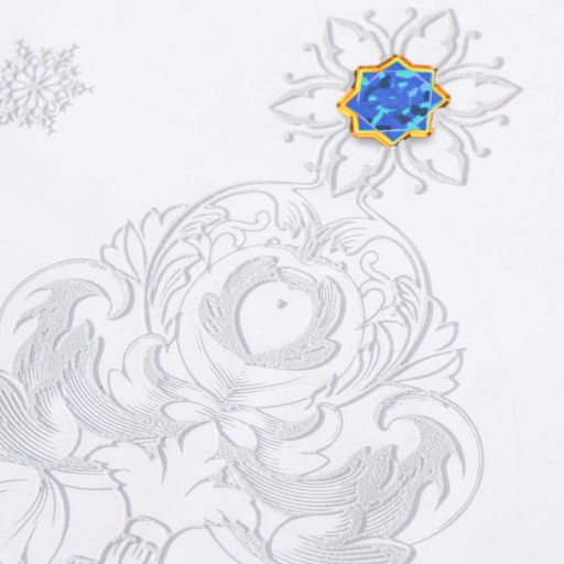 Цена за 2 шт. Наклейки новогодние «С Новым годом», с блестящей пластизолью, 29.5×42 см