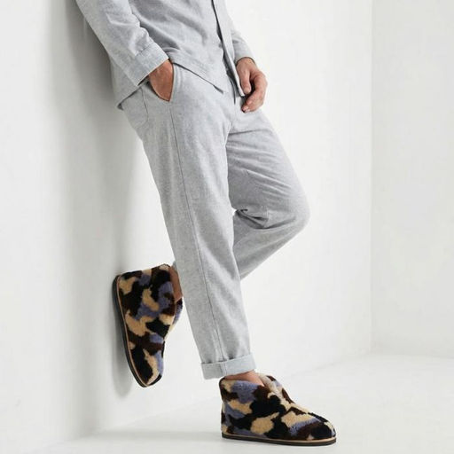 Тапочки-боты арт.1310-02 КАМУФЛЯЖ серый - Altro фото 2