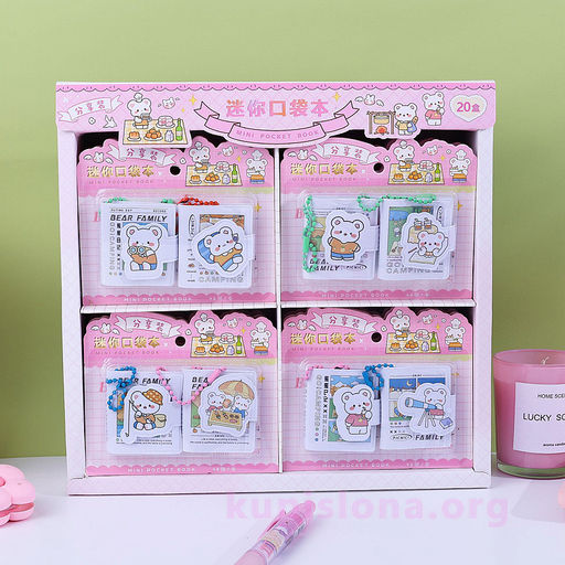 Набор блокнотов Bear family - Купи слона фото 2