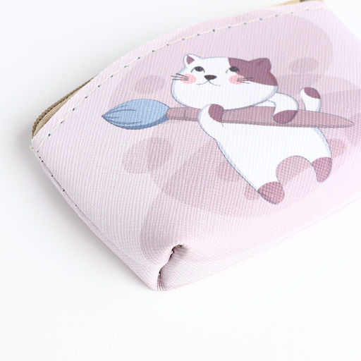 Цена за 2 шт. Кошелёк детский «Котик» Выбражулька, маленький, монетница, МИКС