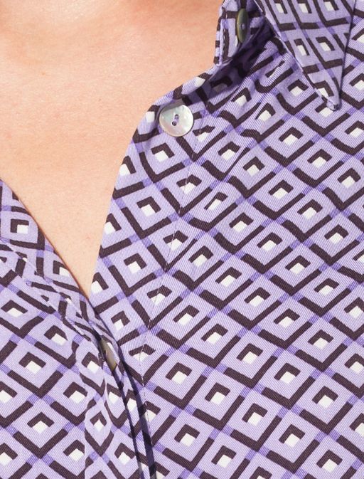 VILATTE / Платье-рубашка из премиальной вискозы с ремешком  фото 4