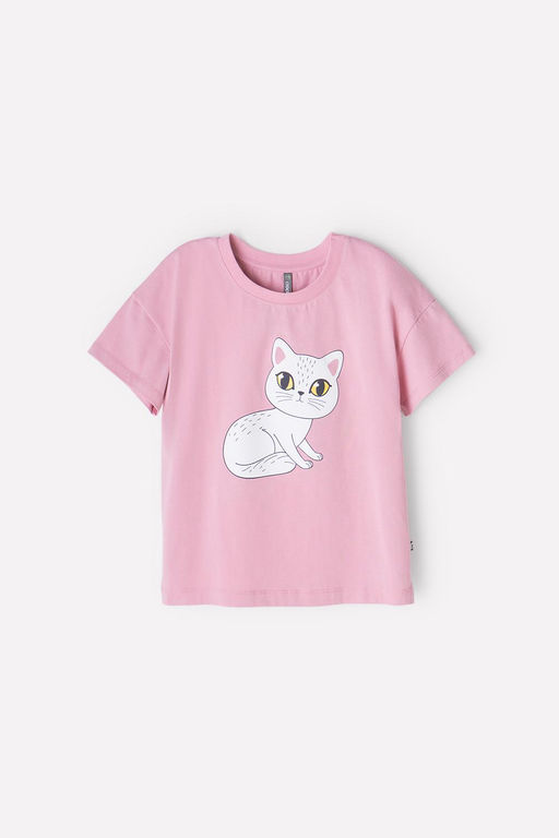 КР 301862/розовый зефир фуфайка (футболка) для дев