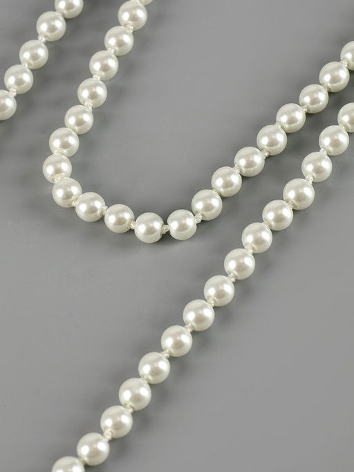 Карнавальный костюм Гэтсби, платье, боа, перчатки, бусы, р-р. 46-48 - Страна карнавалия фото 12