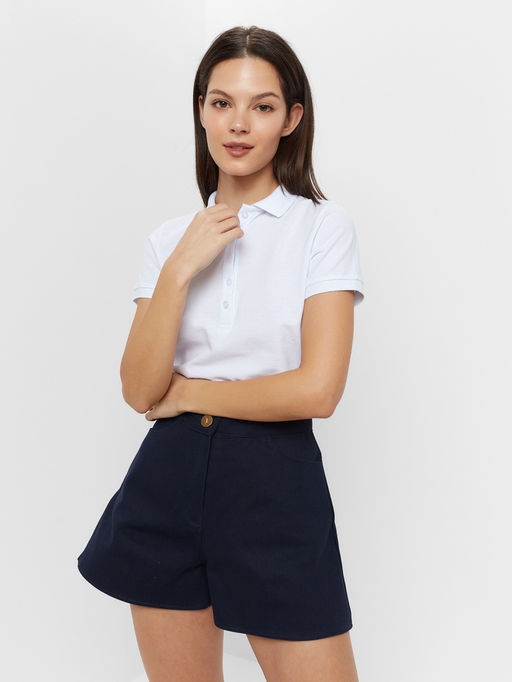 Шорты женские джинсовые MINAKU: Jeans Collection, синие, размер 46