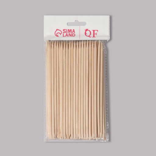 Цена за 2 шт. Апельсиновые палочки для маникюра, 15 см, 100 шт.