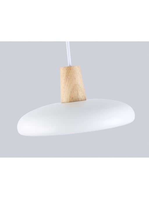 Светильник подвесной LED FL4838, 3000-6000К, 24Вт, d20 h80 см, без ПДУ, белый