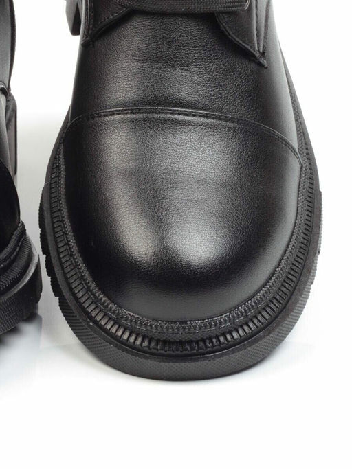 01-5257-1 BLACK Ботинки демисезонные (натуральная кожа, байка) - No name фото 14