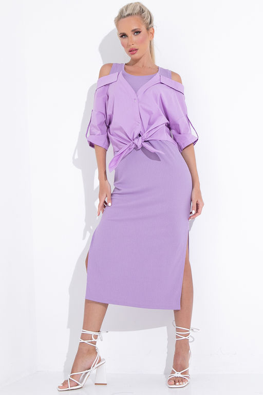 Платье Морской бриз (сирень) - Эльза фото 6