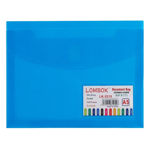 Цена за 12 шт. Папка-конверт на липучке А5, 180 мкр, с расширением, карман для визиток, МИКС - Simaland фото 3