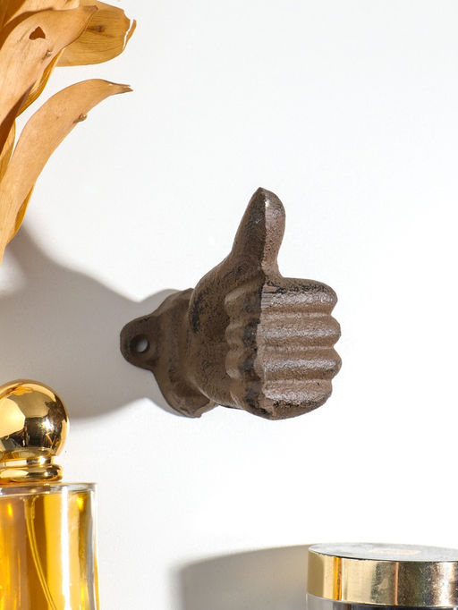 Крючок декоративный чугун "Рука - класс" 7,5х3,8х8 см