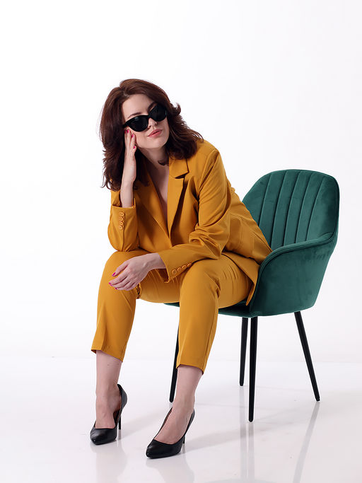 Костюм МИРАНДА горчичный - Almond фото 16