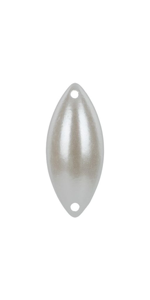 Бусина Zlatka пластик JJBH-04 9 x 20 мм 5 х 15 шт №01 Жемчужный