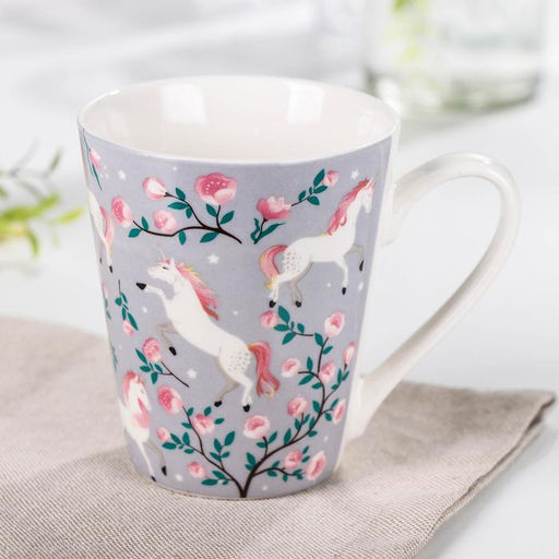 Кружка фарфоровая Доляна Единорог, 320 мл  фото 3