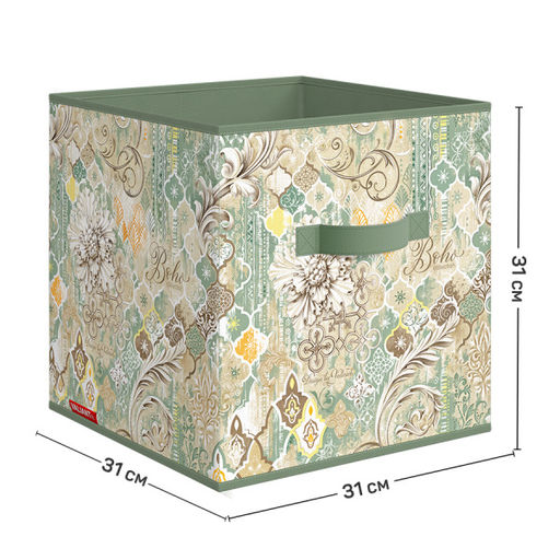 Набор коробов стеллажных без крышки, 2 шт., 31*31*31 см и 31*31*31 см, BOHO, шт - Valiant фото 9