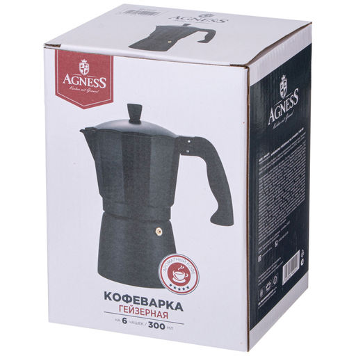 КОФЕВАРКА ГЕЙЗЕРНАЯ BONJOUR, 300 МЛ НА 6 ЧАШЕК - Lefard фото 2