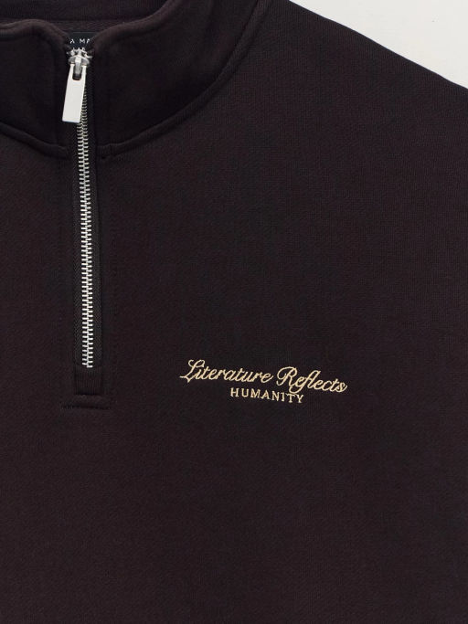 Толстовка с вышивкой на груди / Zarina  фото 3