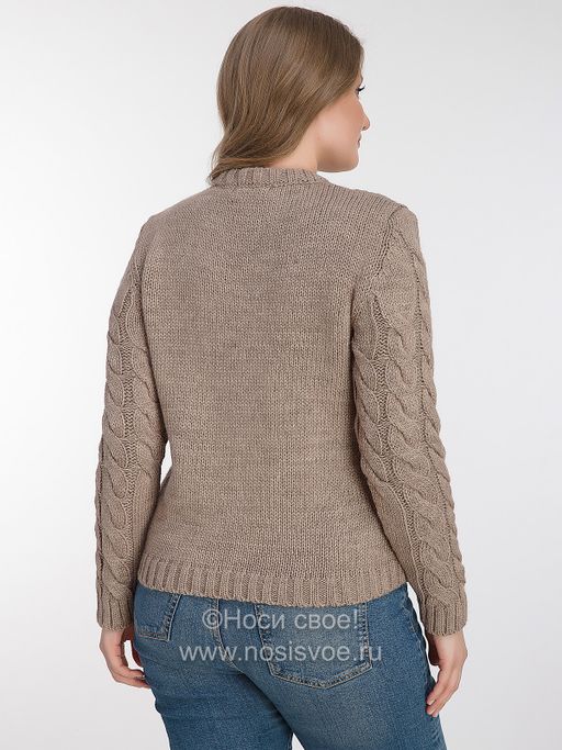 6181 Джемпер женский (коричневый)