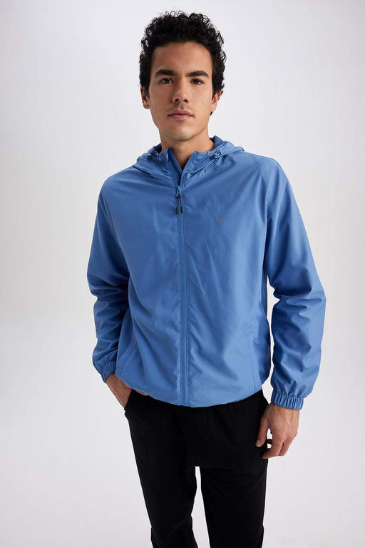 Пальто с капюшоном приталенного кроя DeFactoFit  фото 4