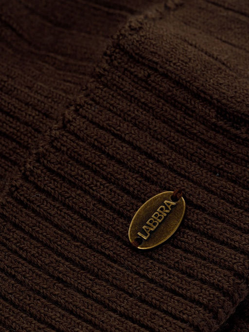 Шапка муж. шерсть+акр LB-N88117 d.brown - Labbra фото 7