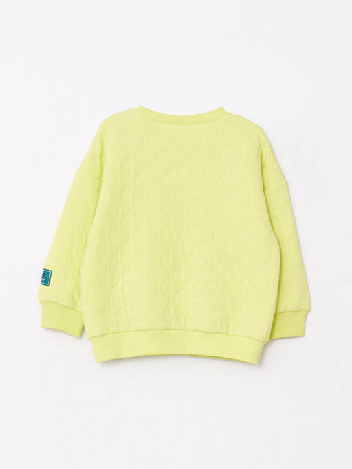 Bisiklet Yaka Uzun Kollu Basic Erkek Bebek Sweatshirt - Waikiki фото 2