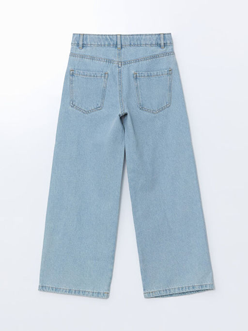 Wideleg K?z ?ocuk Jean Pantolon