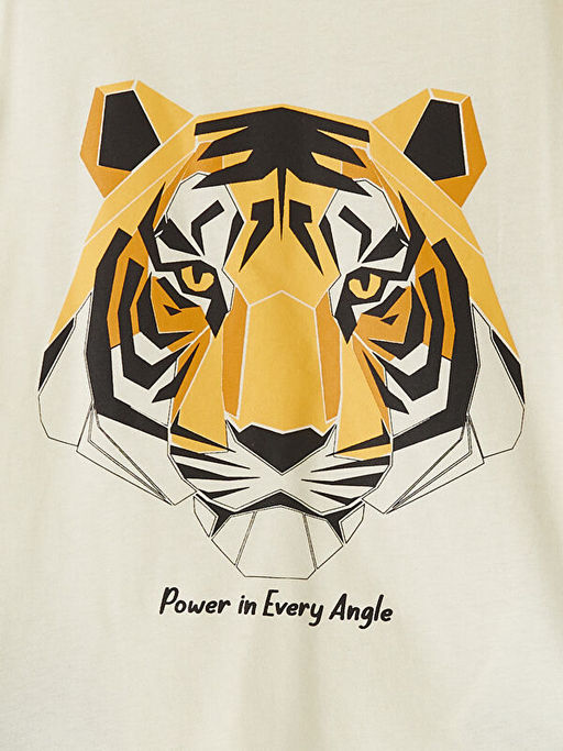 Kaplan Bask?l? Erkek ?ocuk Ti??rt