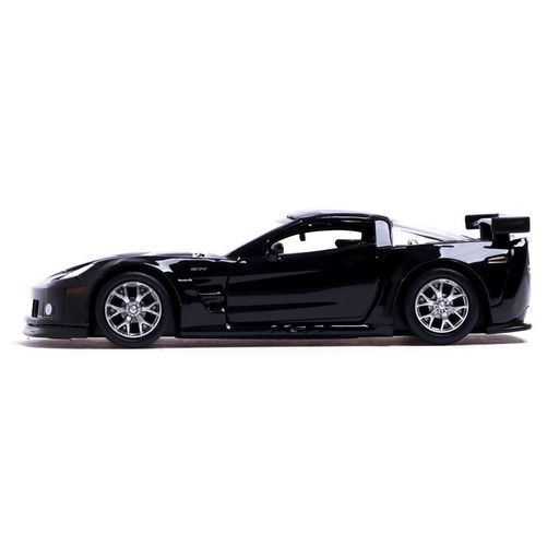 Машина металлическая CHEVROLET CORVETTE C6-R, 1:32, открываются двери, инерция, цвет чёрный - АвтоГрад фото 2