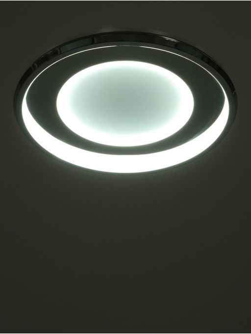 Люстра Karin 58 Вт LED 3000-6000К хром Ø40×6 см