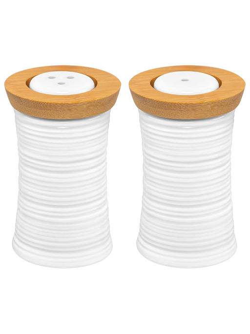 Набор для специй 2 пр. 18,3*11,5*9,5 см Шелк с подставкой для салфеток на дерев. подставке - Elan gallery фото 5