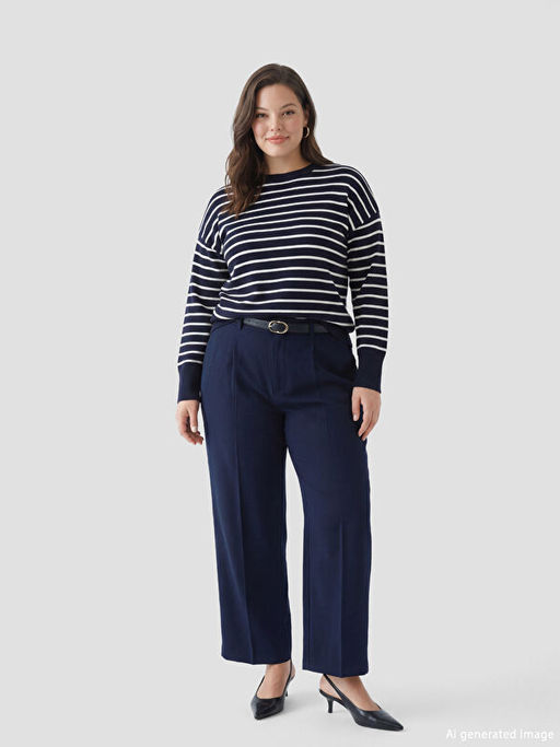 Beli Kemerli Havu? Kesim Kad?n Pantolon