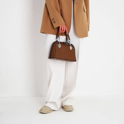 Сумка-саквояж на молнии, цвет коричневый - Simaland фото 4