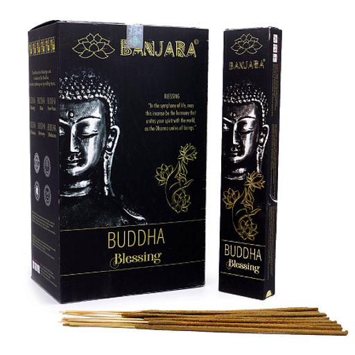 Благовония BANJARA Buddha Blessing Super Premium качество светлые пыльцовые 15гр 15палочек