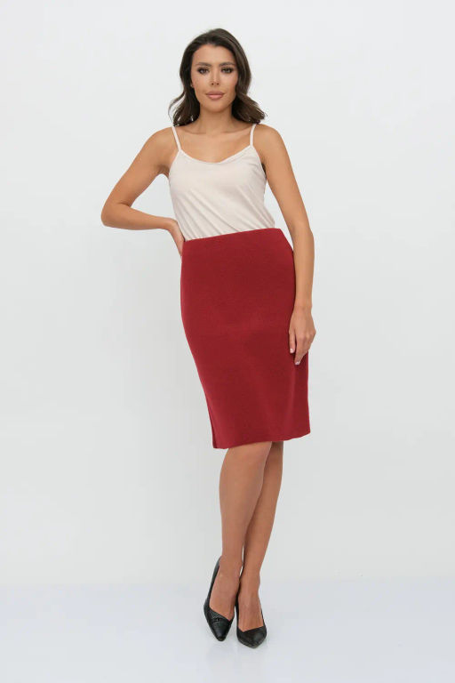 ЗЛАТА Юбка И 009/бордо