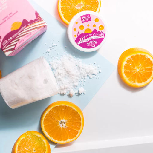 Organic Boom Скраб-сода для лица "Винный апельсинный" 200г