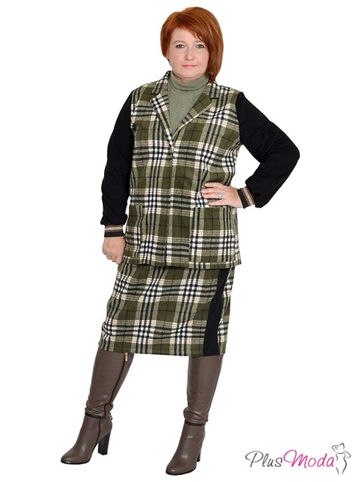 Юбка Модель №989 размеры 44-84 - Plusmoda фото 4